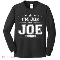 Im Joe Doing Joe Things Kids Long Sleeve Shirt thumb 0