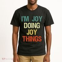 IM Joy Doing Joy Things Personalized First Name Gift Tall T-Shirt thumb 2