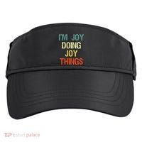 IM Joy Doing Joy Things Personalized First Name Gift Adult Drive Performance Visor thumb 0