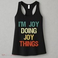 IM Joy Doing Joy Things Personalized First Name Gift Women's Tank Top thumb 3