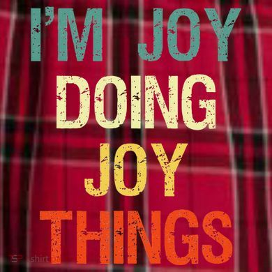 IM Joy Doing Joy Things Personalized First Name Gift Men's Flannel Plaid Pajama Pants