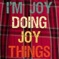 IM Joy Doing Joy Things Personalized First Name Gift Men's Flannel Plaid Pajama Pants thumb 2