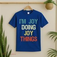 I'M Joy Doing Joy Things Personalized First Name Gift T-Shirt thumb 2