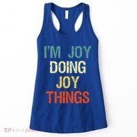 I'M Joy Doing Joy Things Personalized First Name Gift Women's Tank Top thumb 0