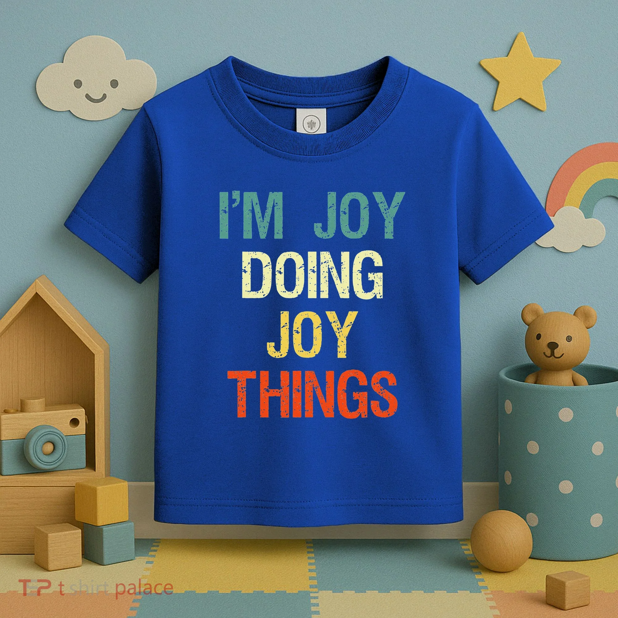 I'M Joy Doing Joy Things Personalized First Name Gift Toddler T-Shirt