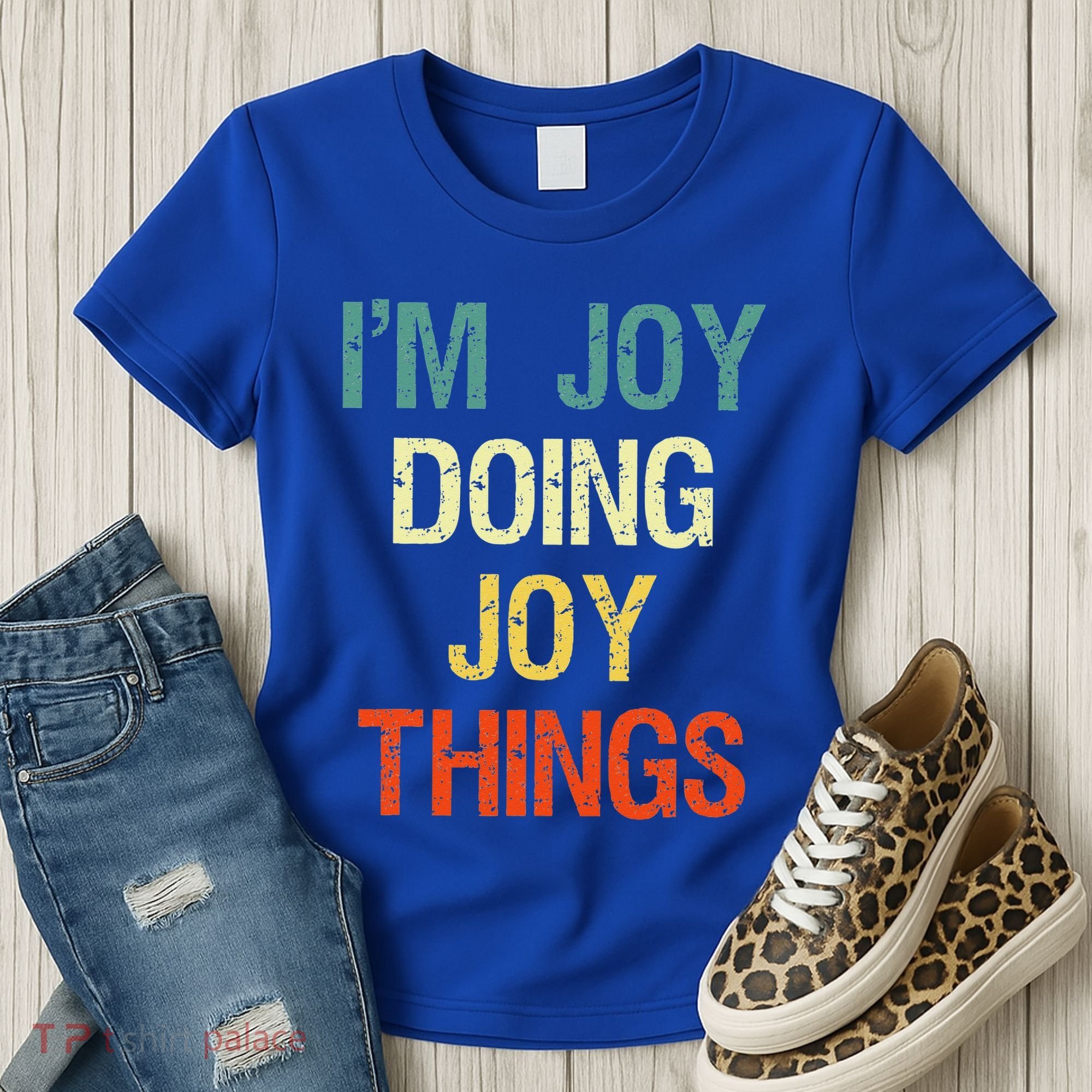 I'M Joy Doing Joy Things Personalized First Name Gift Women's T-Shirt