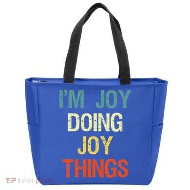 I'M Joy Doing Joy Things Personalized First Name Gift Tote Bag