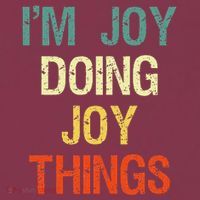I'M Joy Doing Joy Things Personalized First Name Gift 16oz Travel Tumbler thumb 2