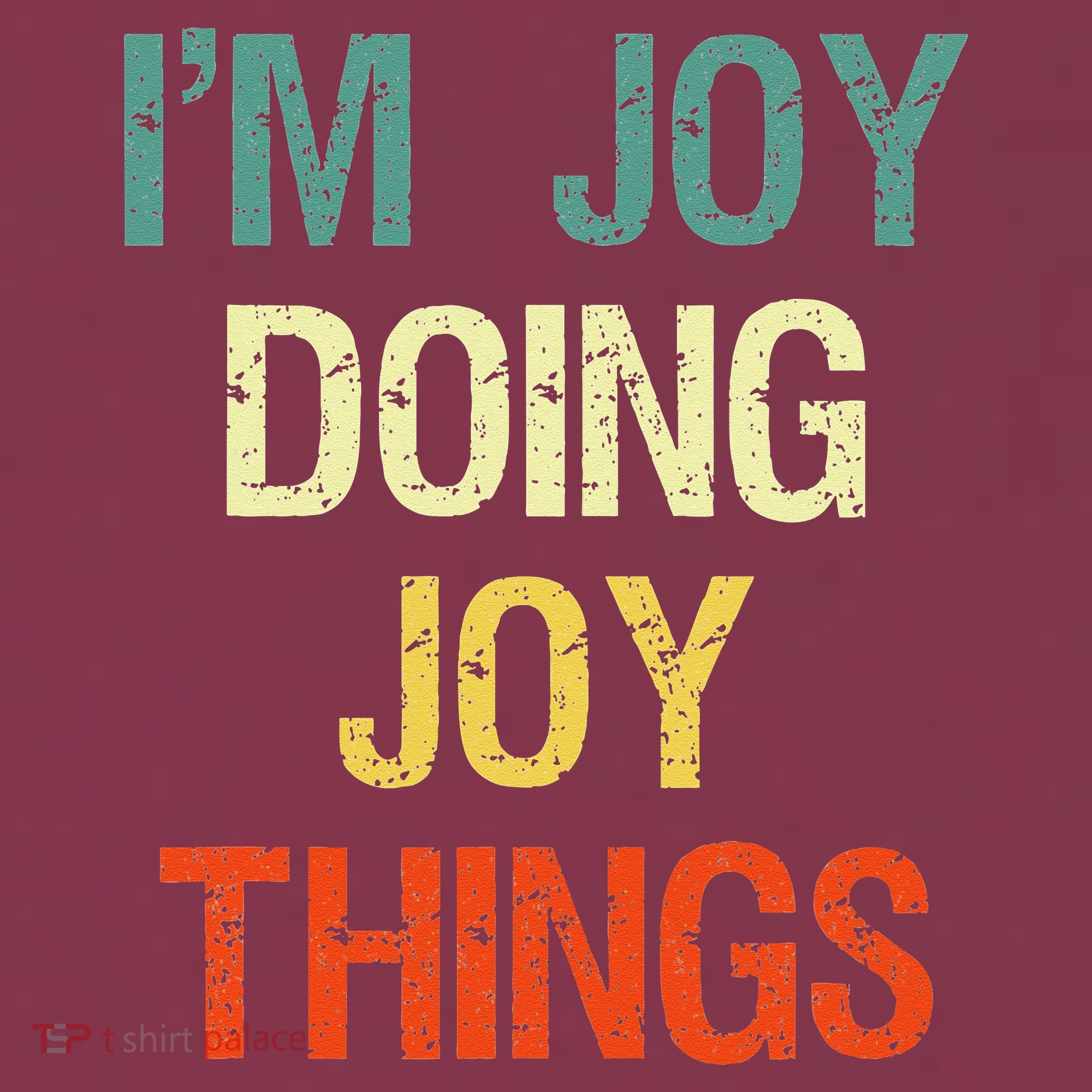 I'M Joy Doing Joy Things Personalized First Name Gift 16oz Travel Tumbler