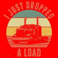 I Just Dropped A Load Truck Driver Santa Hat thumb 1