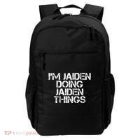 IM Jaiden Doing Jaiden Things Name Funny Birthday Gift Idea Backpack thumb 0
