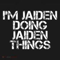IM Jaiden Doing Jaiden Things Name Funny Birthday Gift Idea Women's Hoodie thumb 2