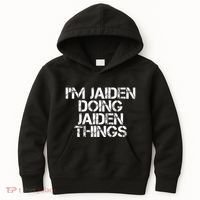 IM Jaiden Doing Jaiden Things Name Funny Birthday Gift Idea Kids Hoodie thumb 0