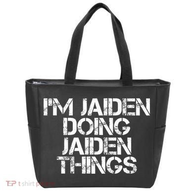 IM Jaiden Doing Jaiden Things Name Funny Birthday Gift Idea Tote Bag
