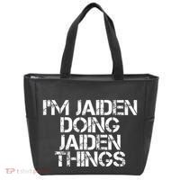 IM Jaiden Doing Jaiden Things Name Funny Birthday Gift Idea Tote Bag thumb 0