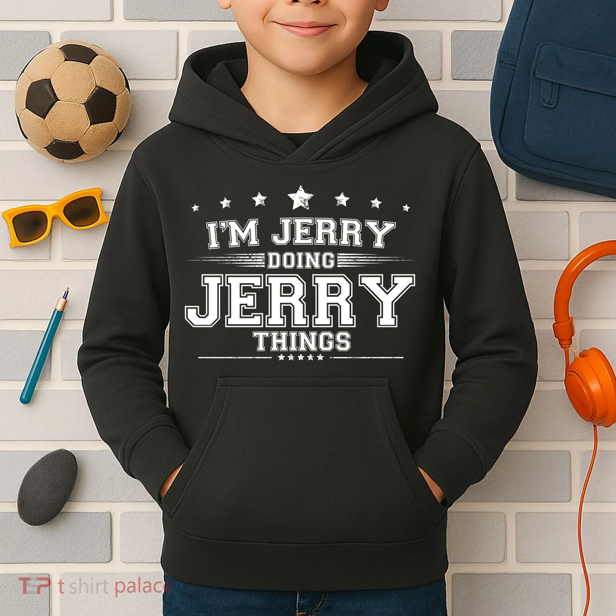 Im Jerry Doing Jerry Things Kids Hoodie