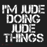 IM Jude Doing Jude Things Funny Birthday Name Gift Idea Beanie thumb 2
