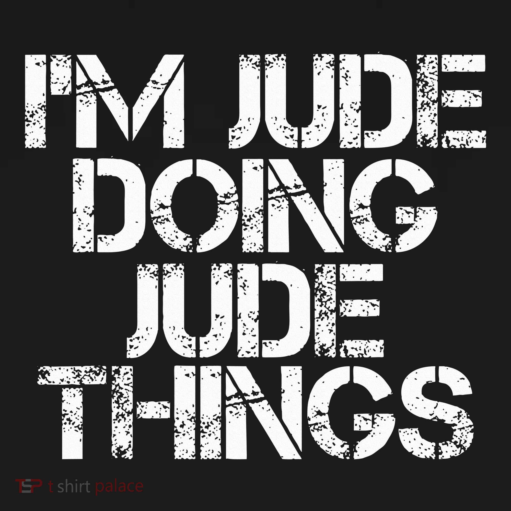 IM Jude Doing Jude Things Funny Birthday Name Gift Idea Mousepad