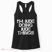 IM Jude Doing Jude Things Funny Birthday Name Gift Idea Women's Tank Top thumb 0