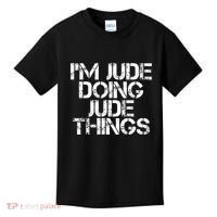 IM Jude Doing Jude Things Funny Birthday Name Gift Idea Kids T-Shirt thumb 0
