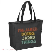 IM Jared Doing Jared Things Funny First Name Jared Tote Bag thumb 2