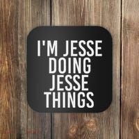 IM Jesse Doing Jesse Things Funny Christmas Gift Idea Coaster thumb 0
