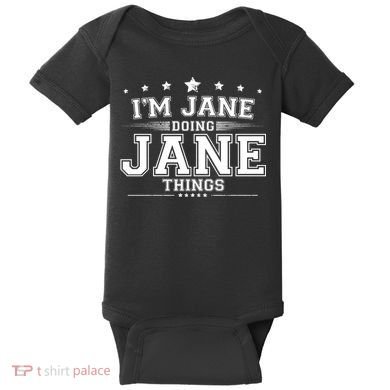 Im Jane Doing Jane Things Baby Bodysuit