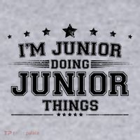 Im Junior Doing Junior Things Women's Racerback Cropped Tank thumb 2