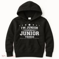 Im Junior Doing Junior Things Kids Hoodie thumb 0