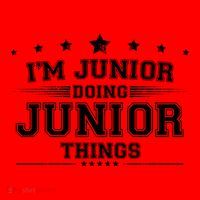 Im Junior Doing Junior Things Santa Hat thumb 1