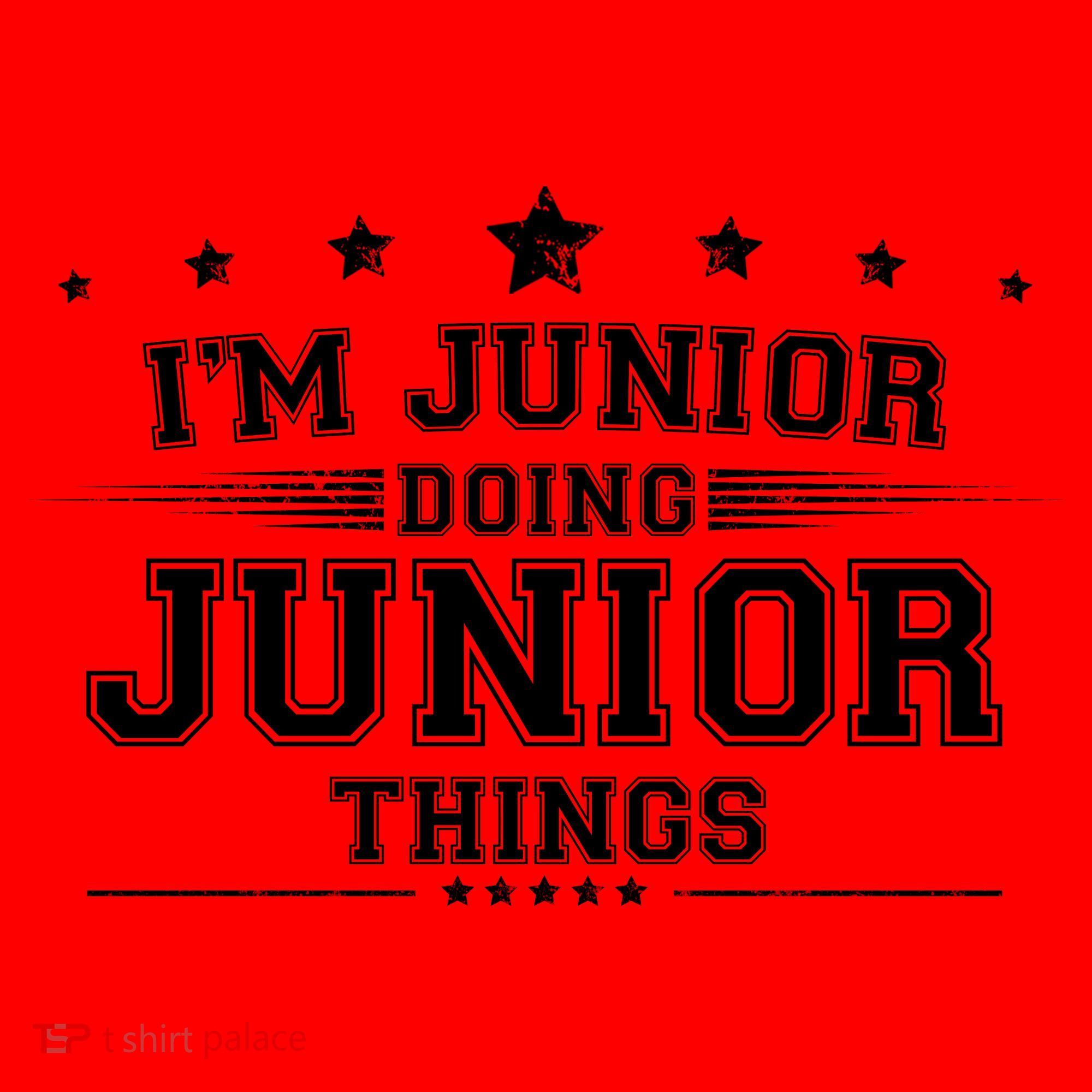 Im Junior Doing Junior Things Santa Hat