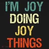 I'M Joy Doing Joy Things Personalized First Name Gift Doggie Tank thumb 4