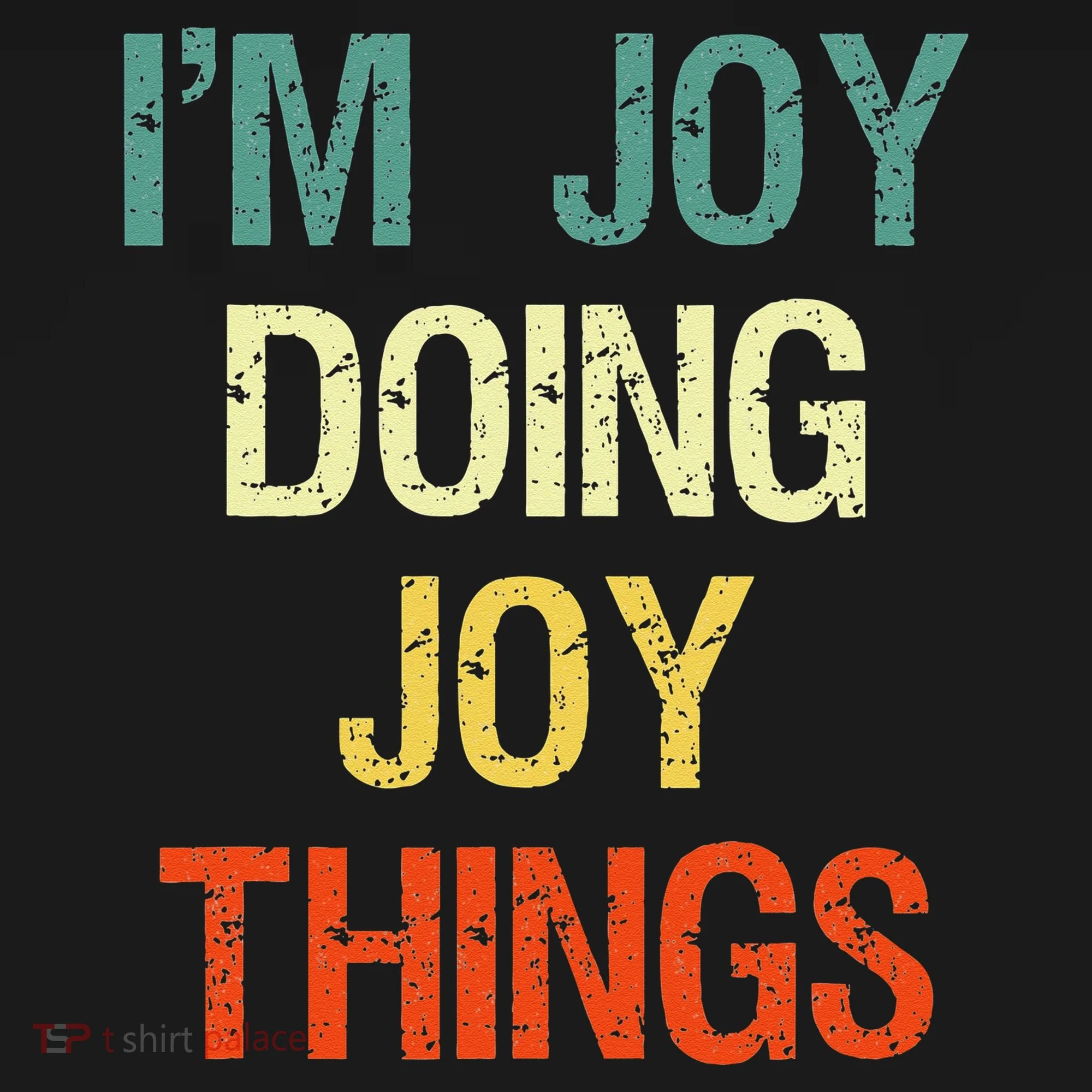I'M Joy Doing Joy Things Personalized First Name Gift Doggie Tank