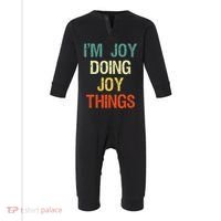 I'M Joy Doing Joy Things Personalized First Name Gift Infant Fleece One Piece thumb 0