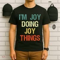 I'M Joy Doing Joy Things Personalized First Name Gift T-Shirt thumb 6