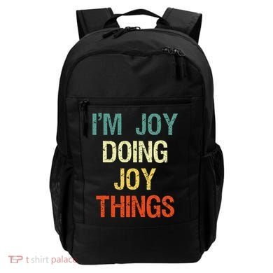 I'M Joy Doing Joy Things Personalized First Name Gift Backpack