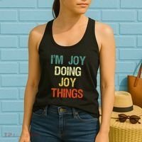 I'M Joy Doing Joy Things Personalized First Name Gift Women's Tank Top thumb 2