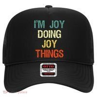 I'M Joy Doing Joy Things Personalized First Name Gift Hat thumb 0