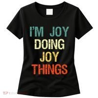 I'M Joy Doing Joy Things Personalized First Name Gift Women's T-Shirt thumb 0