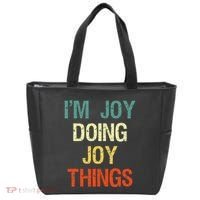 I'M Joy Doing Joy Things Personalized First Name Gift Tote Bag thumb 0