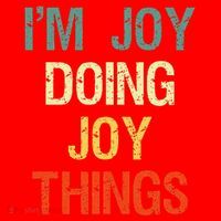 I'M Joy Doing Joy Things Personalized First Name Gift Santa Hat thumb 1