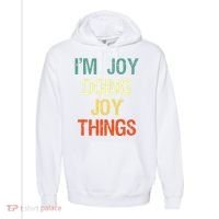 I'M Joy Doing Joy Things Personalized First Name Gift Comfort Colors Garment-Dyed Hooded Sweatshirt thumb 0