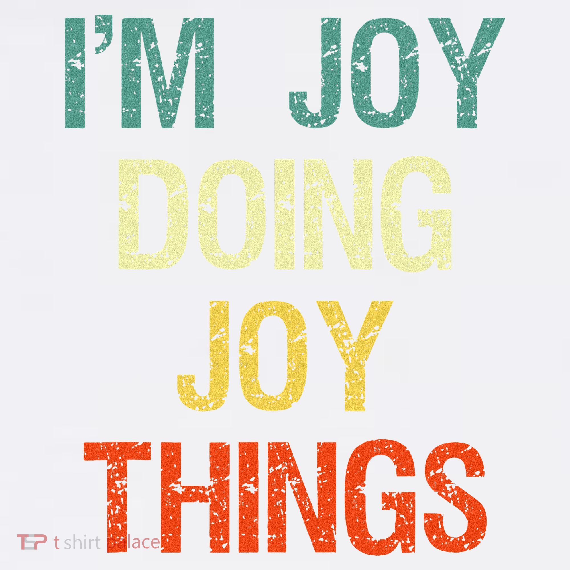 I'M Joy Doing Joy Things Personalized First Name Gift Comfort Colors Garment-Dyed Hooded Sweatshirt