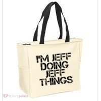 IM Jeff Doing Jeff Things Name Funny Birthday Gift Idea Tote Bag thumb 2