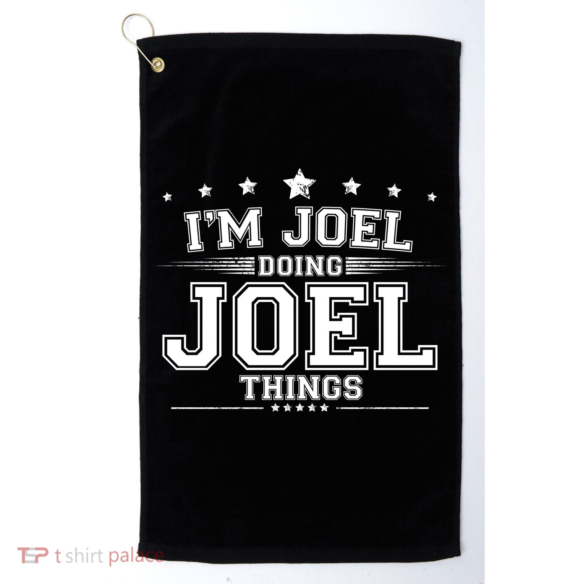 Im Joel Doing Joel Things Golf Towel