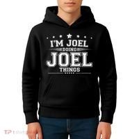 Im Joel Doing Joel Things Kids Hoodie thumb 4