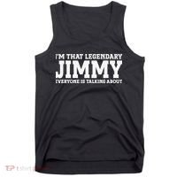 I'm Jimmy Doing Jimmy Things Funny Personalized Name Tank Top thumb 0