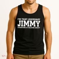 I'm Jimmy Doing Jimmy Things Funny Personalized Name Tank Top thumb 3