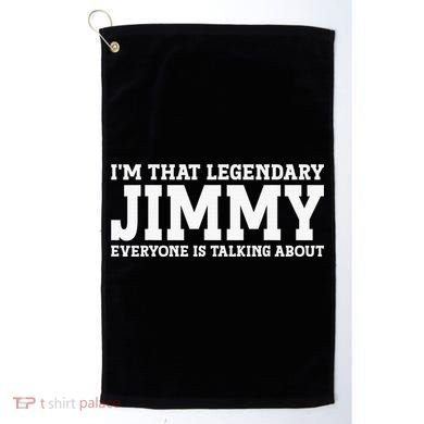 I'm Jimmy Doing Jimmy Things Funny Personalized Name Golf Towel
