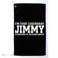 I'm Jimmy Doing Jimmy Things Funny Personalized Name Golf Towel thumb 0